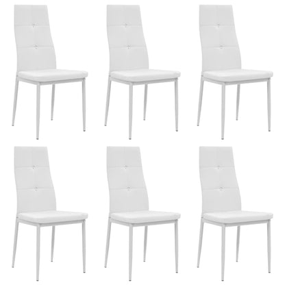 Sillas De Comedor 4 Unidades Cuero Sintético