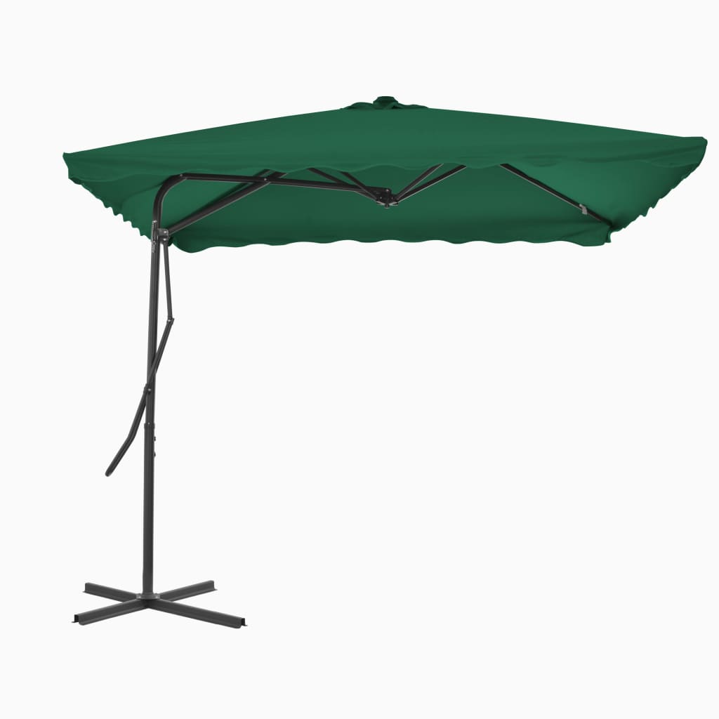 Sombrilla De Jardín Con Palo De Acero 250X250X230 Cm