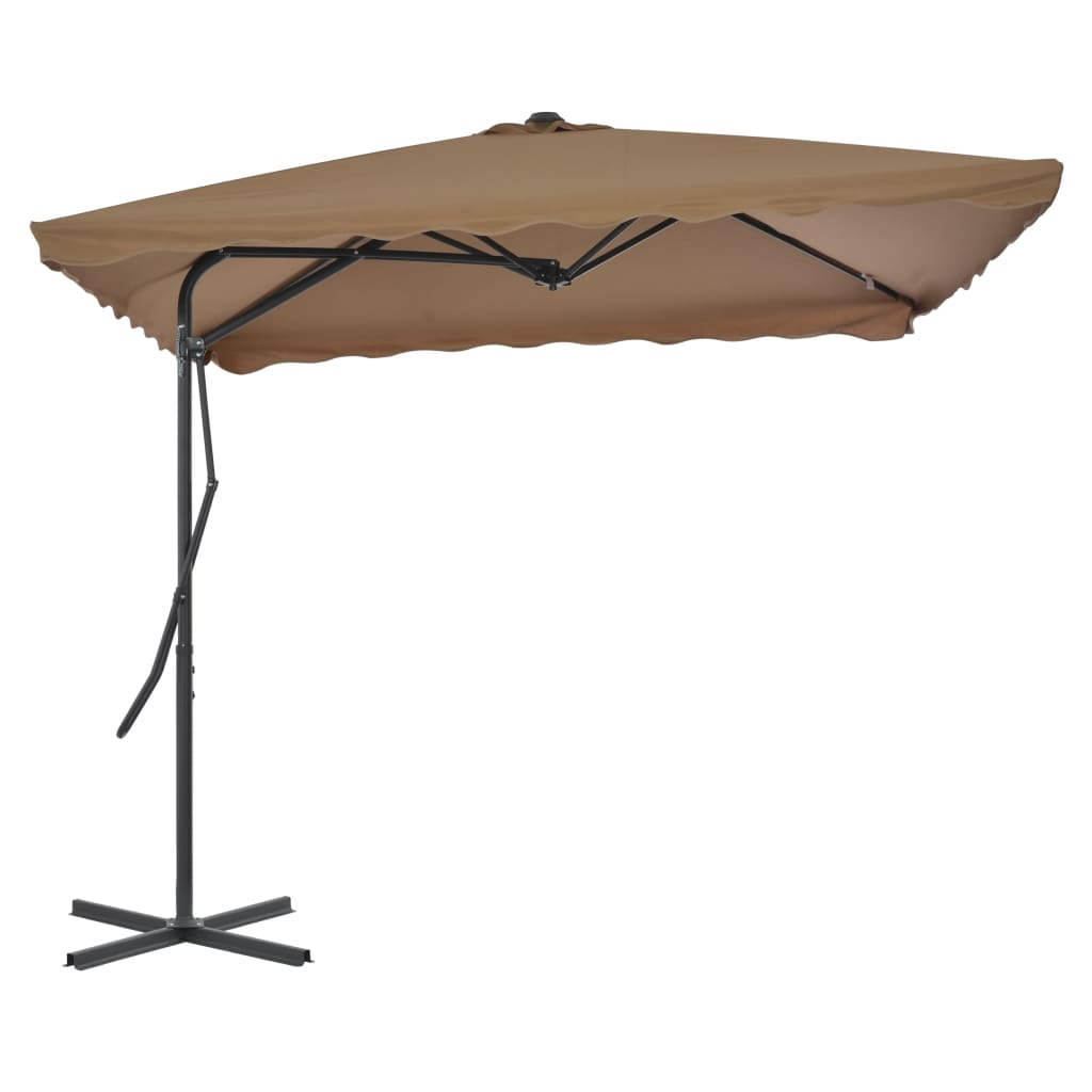 Sombrilla De Jardín Con Palo De Acero 250X250X230 Cm