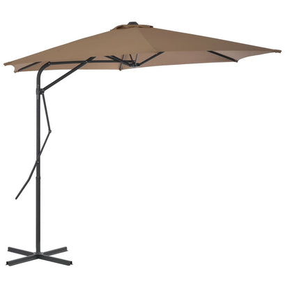 Sombrilla De Jardín Con Palo De Acero 300X230 Cm