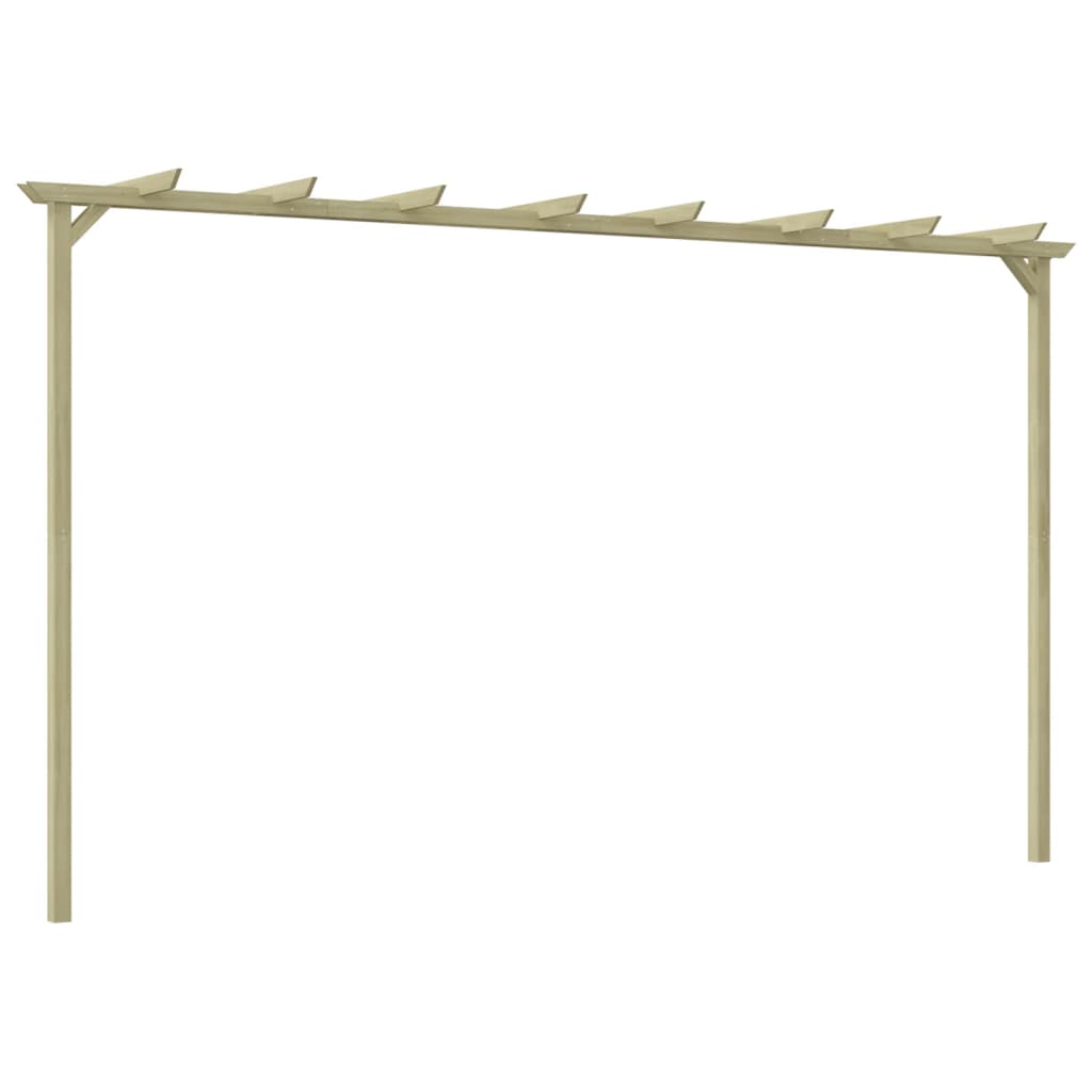 Pérgola De Jardín Madera De Pino Impregnada 360X200X60 Cm