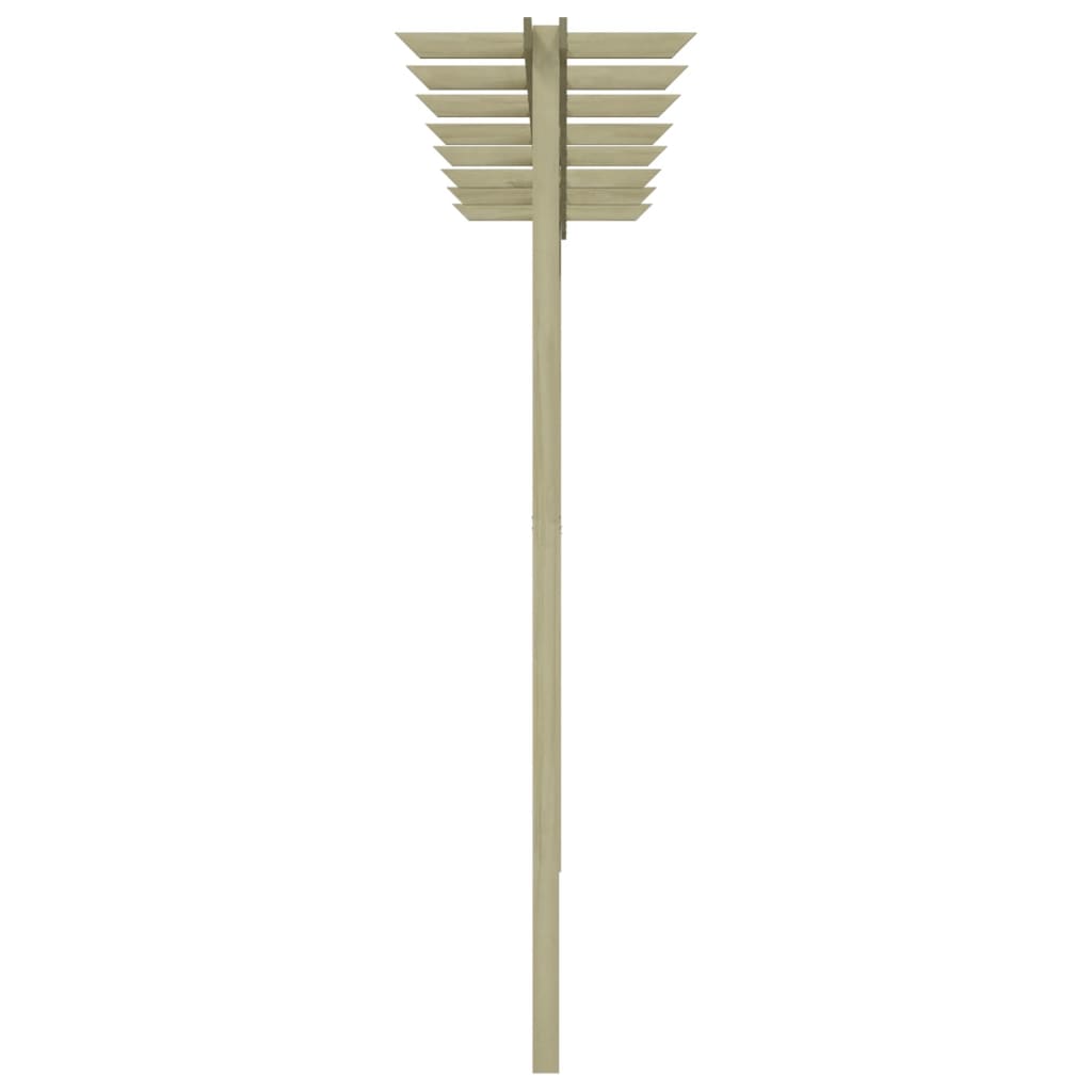 Pérgola De Jardín Madera De Pino Impregnada 360X200X60 Cm