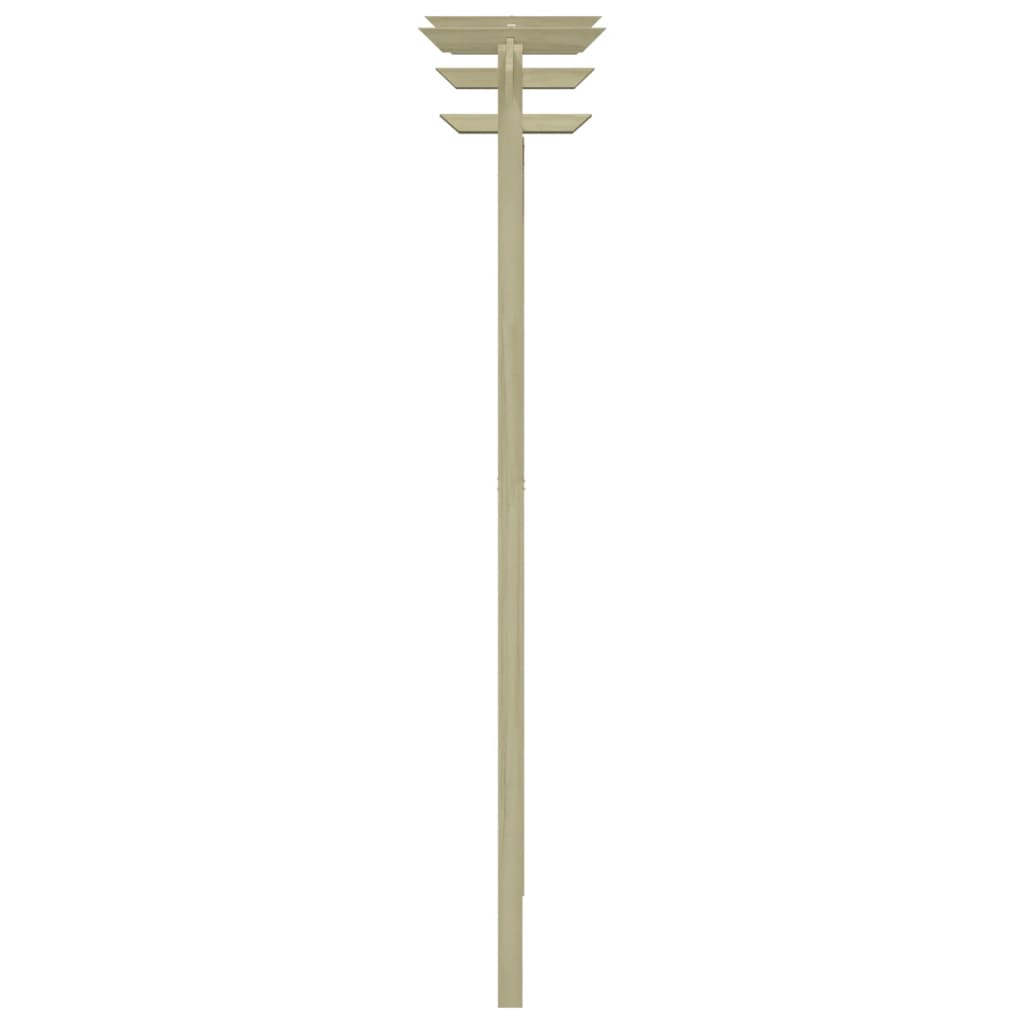 Pérgola De Jardín Madera De Pino Impregnada 180X210X40 Cm