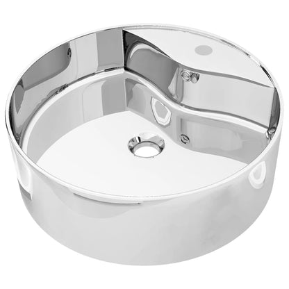 Lavabo Con Rebosadero 46,5X15,5 Cm Cerámica