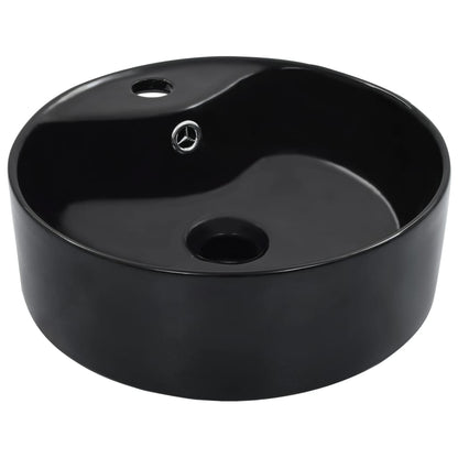 Lavabo Con Rebosadero 36X13 Cm Cerámica