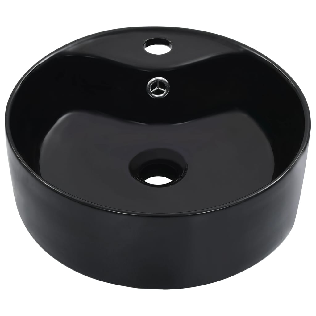 Lavabo Con Rebosadero 36X13 Cm Cerámica