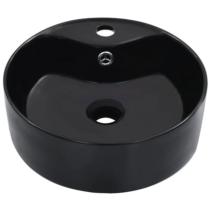 Lavabo Con Rebosadero 36X13 Cm Cerámica