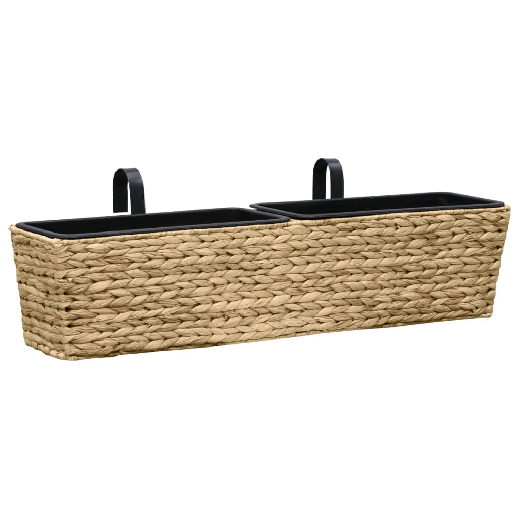 Conjunto De Jardineras 2 Unidades Jacinto De Agua