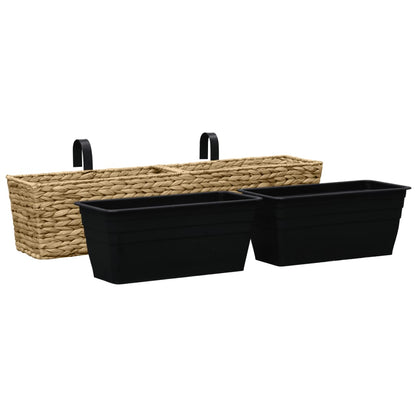 Conjunto De Jardineras 2 Unidades Jacinto De Agua