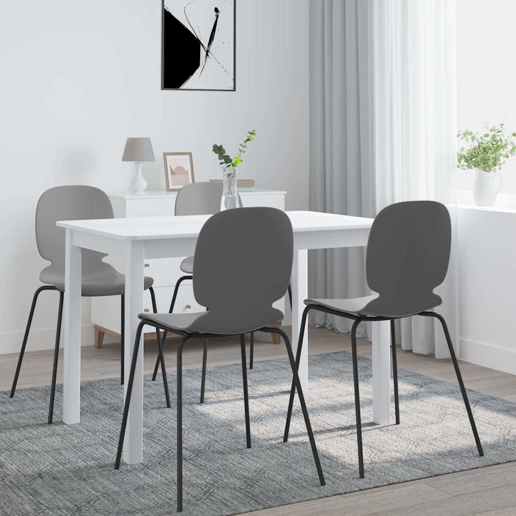 Mesa De Comedor Madera De Caucho 114X71X75 Cm