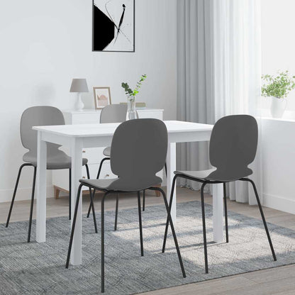 Mesa De Comedor Madera De Caucho 114X71X75 Cm