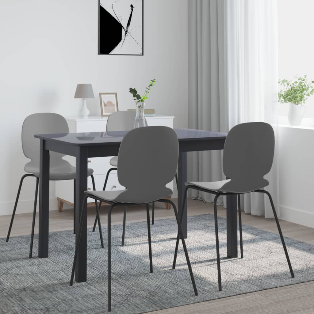Mesa De Comedor Madera De Caucho 114X71X75 Cm