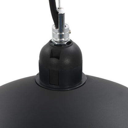 Lámparas De Techo 2 Uds Semiesféricas Negro Y Dorado E27
