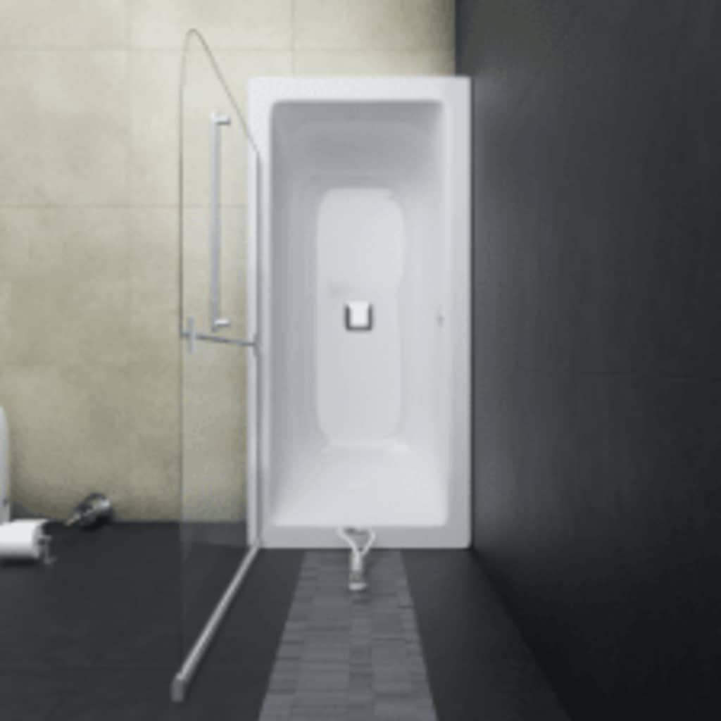 Mampara De Ducha Plegable 2 Paneles Esg