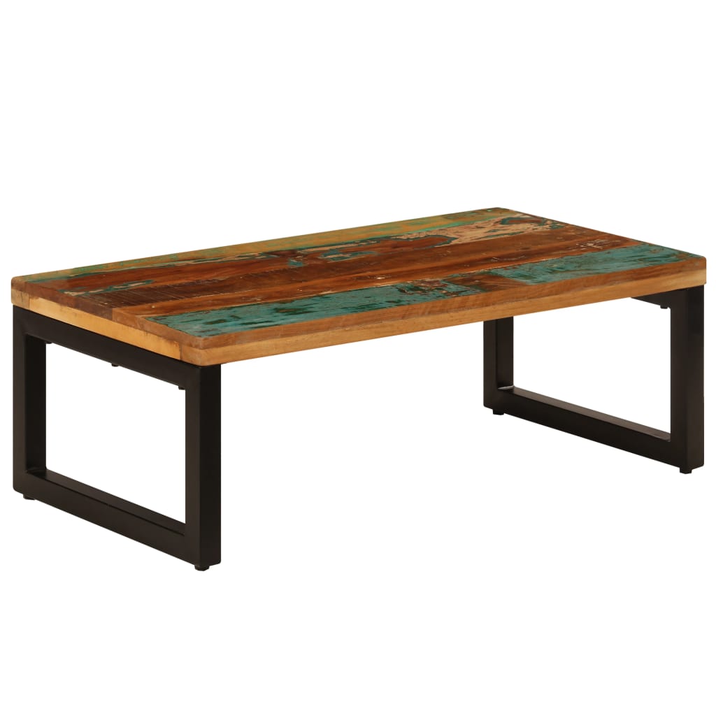 Mesa De Centro De Y Acero 100X50X35 Cm