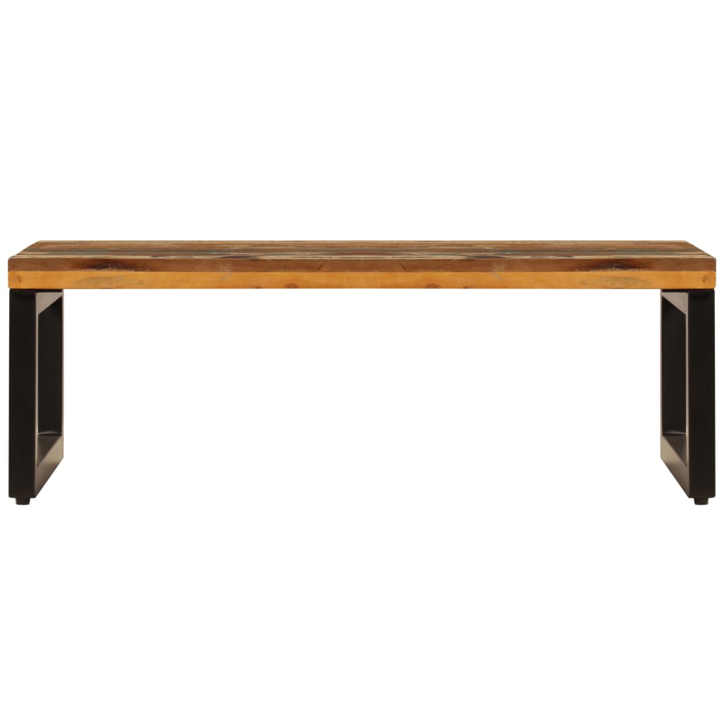 Mesa De Centro De Y Acero 100X50X35 Cm