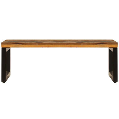 Mesa De Centro De Y Acero 100X50X35 Cm