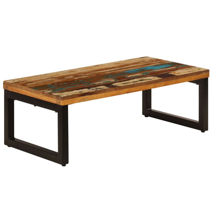 Mesa De Centro De Y Acero 100X50X35 Cm