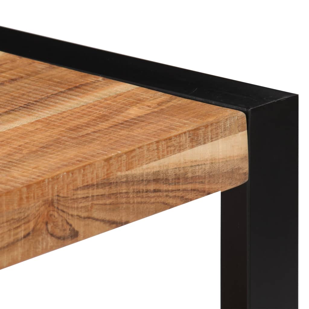 Mesa De Centro De Madera Maciza De Acacia 60X60X40 Cm