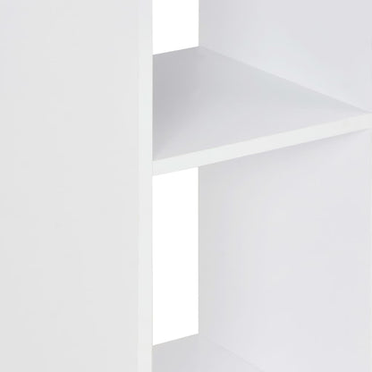 Mesa Alta De Bar Blanco Y 60X60X110 Cm