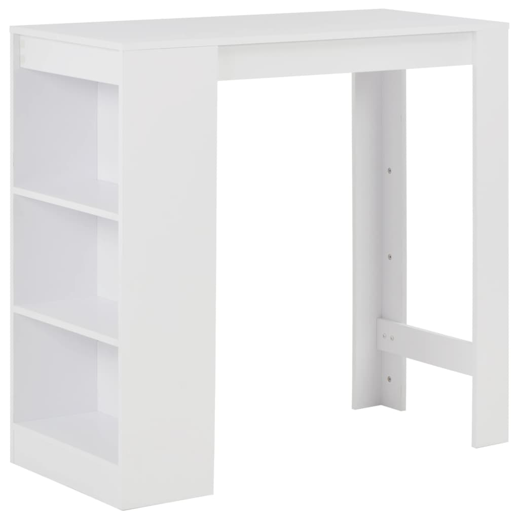 Mesa Alta De Cocina Con Estantería Color 110X50X103 Cm