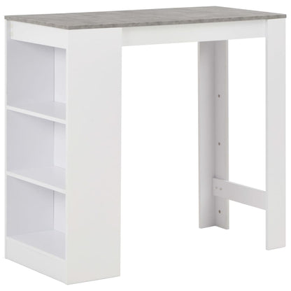 Mesa Alta De Cocina Con Estantería Color 110X50X103 Cm