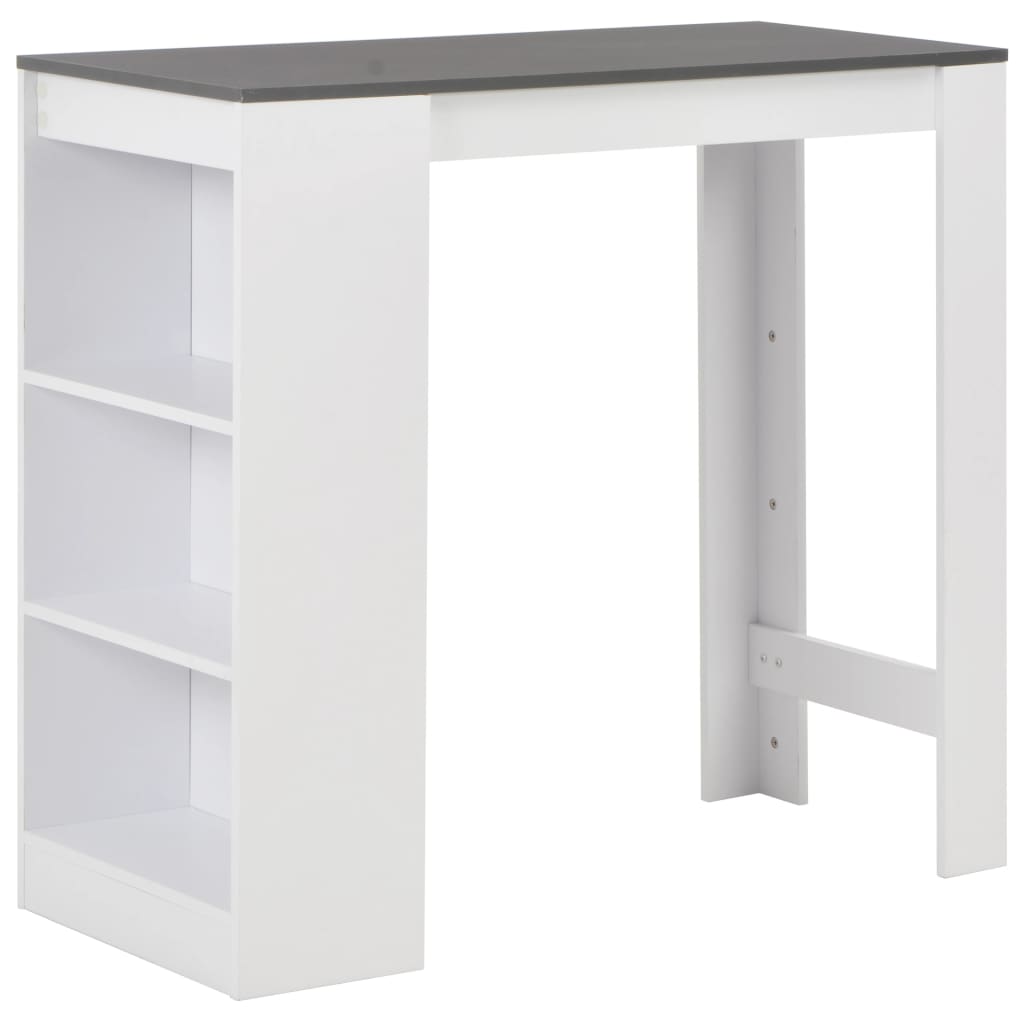 Mesa Alta De Cocina Con Estantería Color 110X50X103 Cm