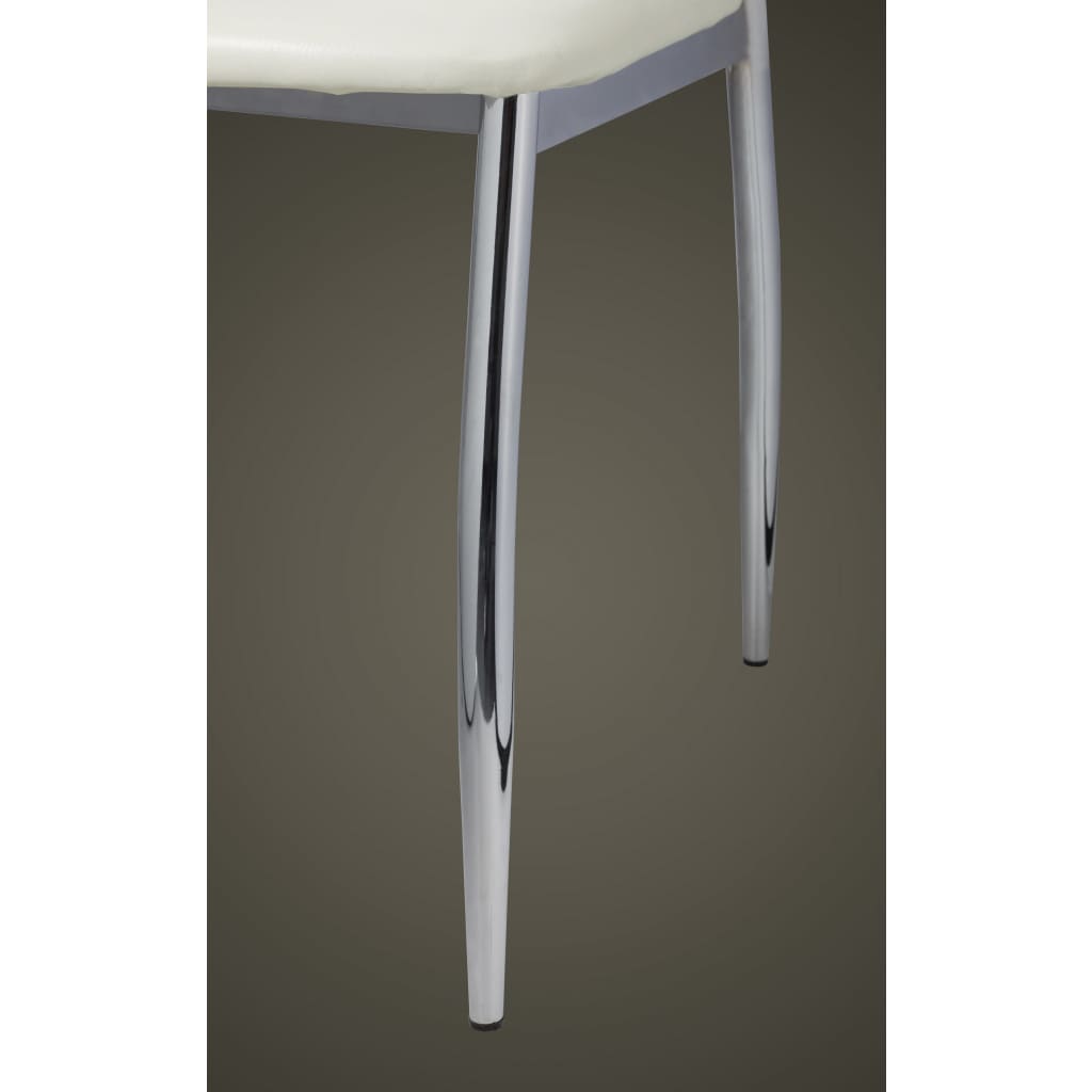Sillas De Comedor 4 Unidades Cuero Sintético