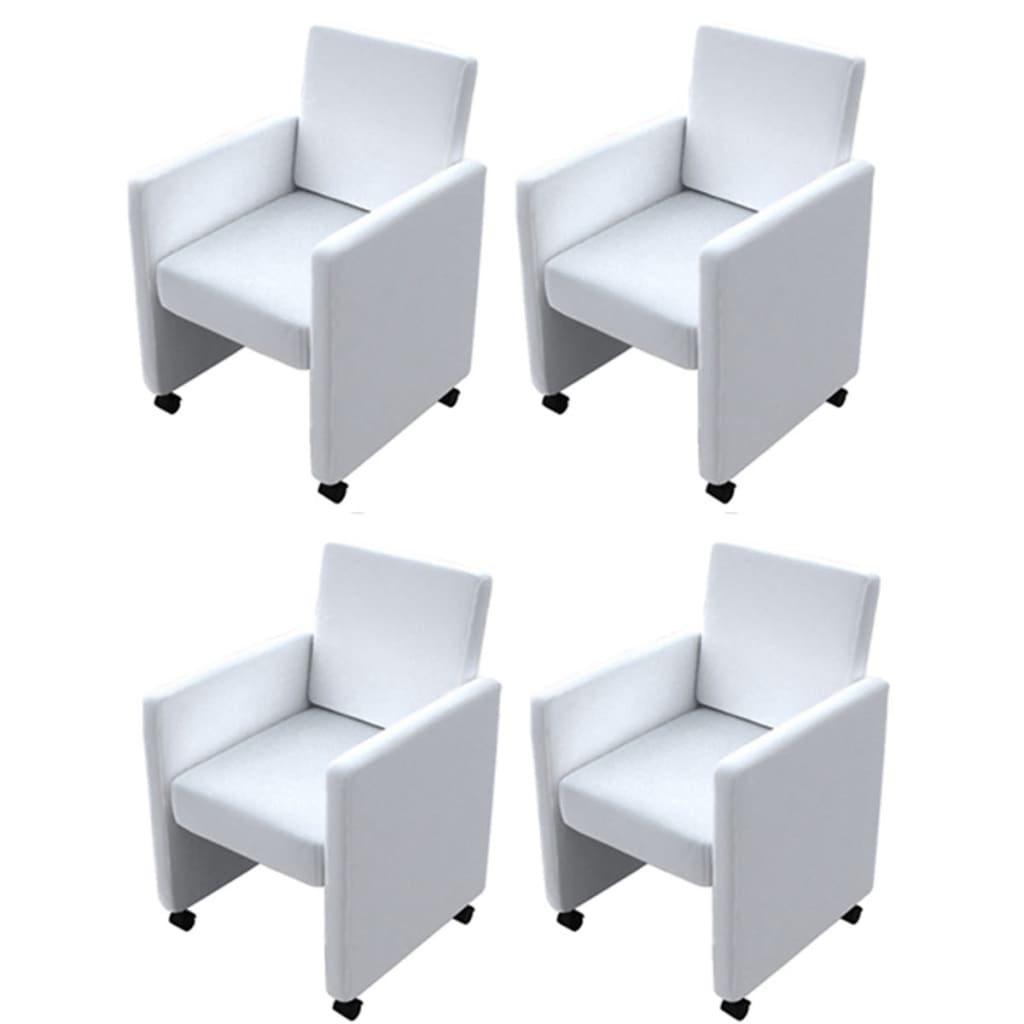 Sillas De Comedor 6 Uds Cuero Sintético