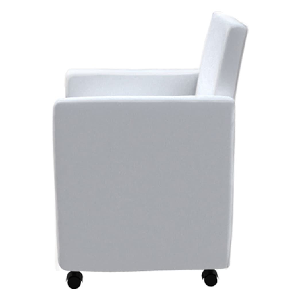 Sillas De Comedor 6 Uds Cuero Sintético