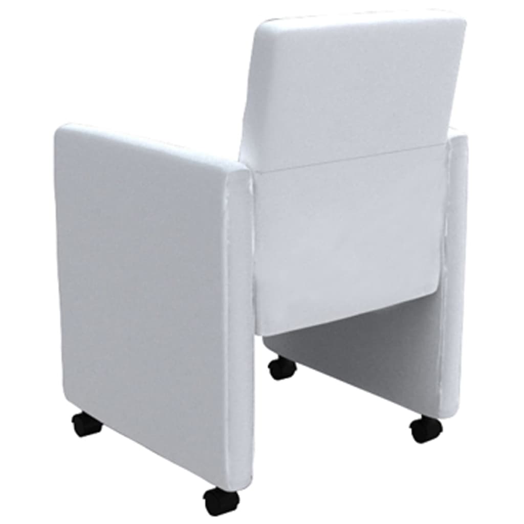Sillas De Comedor 6 Uds Cuero Sintético