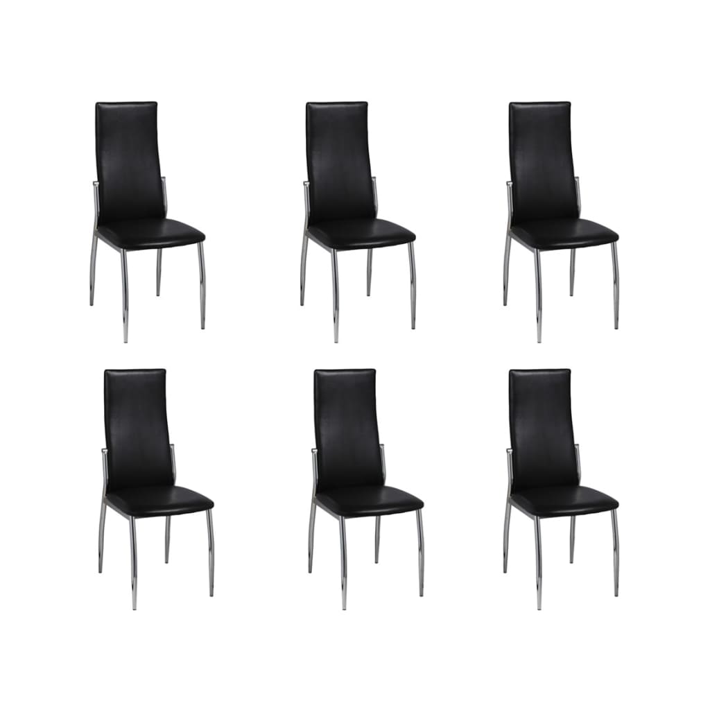 Sillas De Comedor 4 Unidades Cuero Sintético