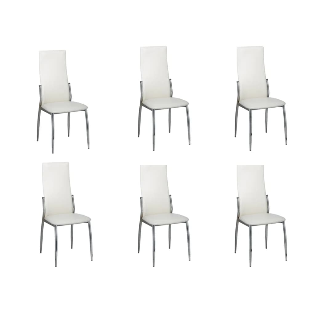 Sillas De Comedor 4 Unidades Cuero Sintético