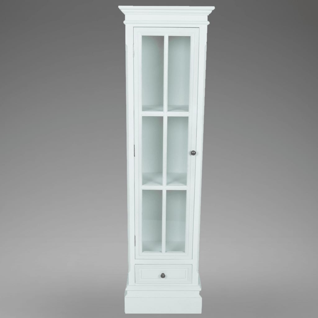 Estantería Moderna Con 3 Estantes De Madera Blanca