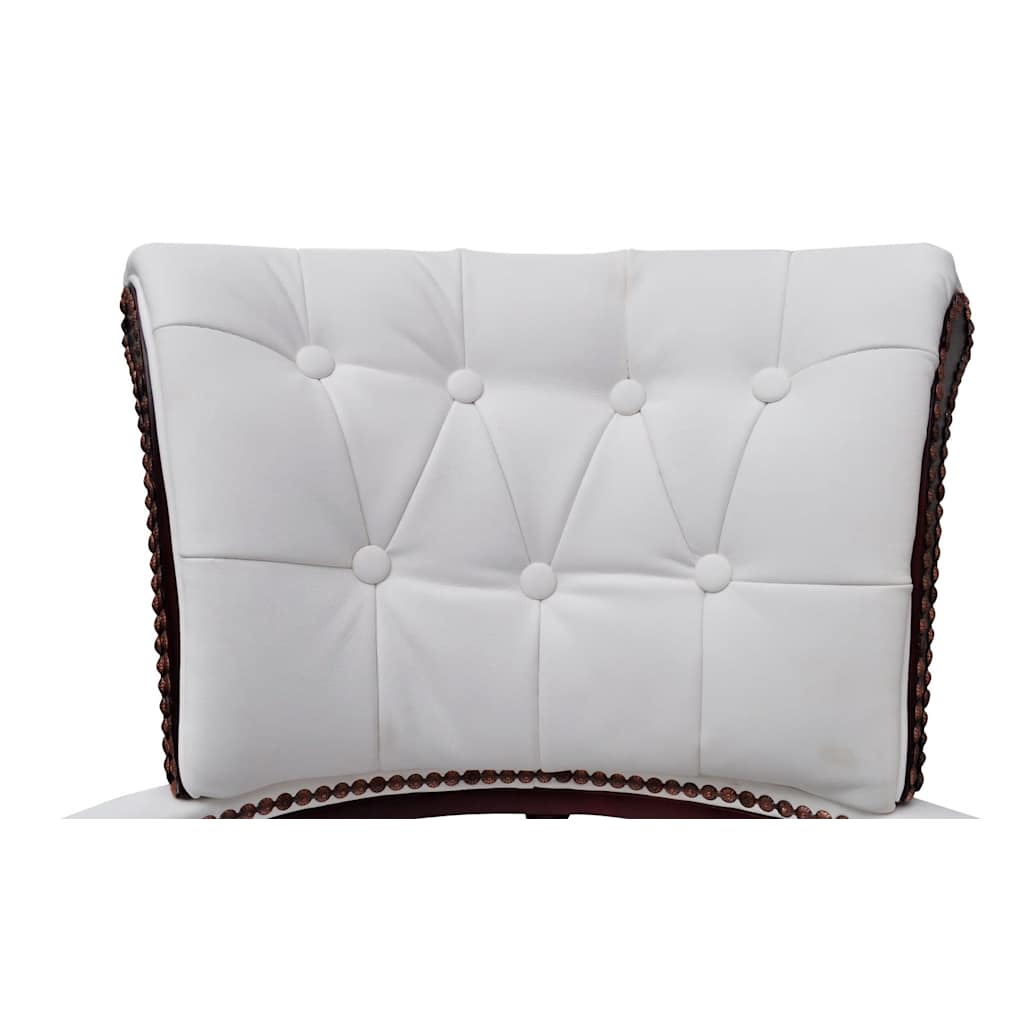 Silla De Oficina Giratoria Blanca