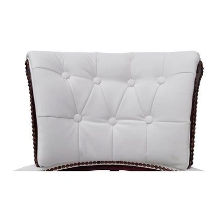 Silla De Oficina Giratoria Blanca