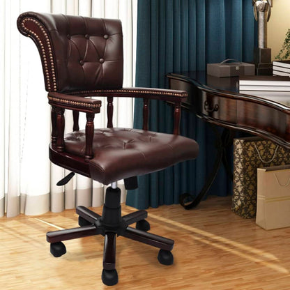 Silla De Oficina Giratoria Blanca