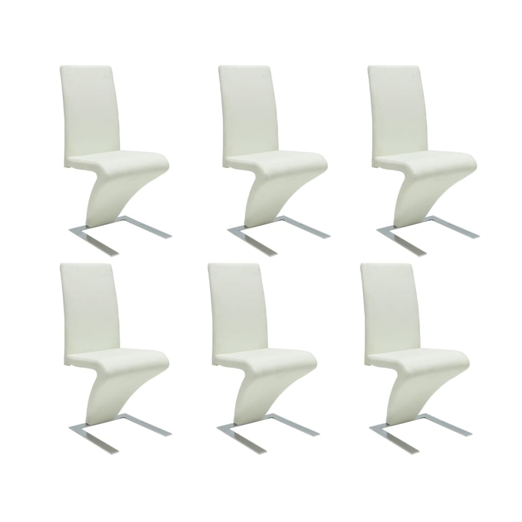 Sillas De Comedor 6 Unidades Cuero Sintético