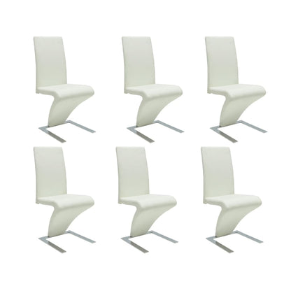 Sillas De Comedor 6 Unidades Cuero Sintético