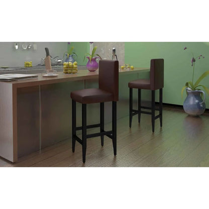Taburetes De Cocina 4 Unidades Cuero Artificial