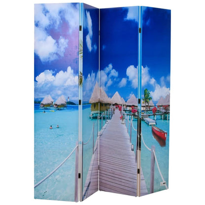 Biombo Divisor Plegable 200X170 Cm Playa