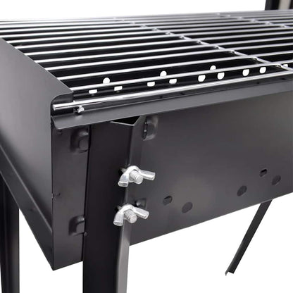 Barbacoa De Carbón Cuadrada Con Soporte
