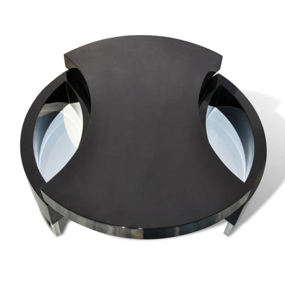 Mesa De Centro De Forma Ajustable Brillante