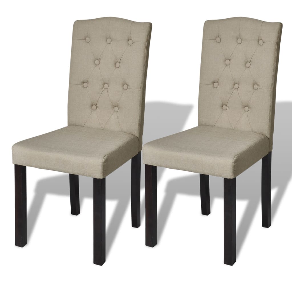 Sillas De Comedor 2 Unidades Tela