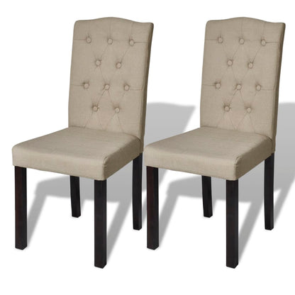 Sillas De Comedor 2 Unidades Tela