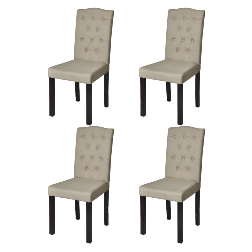 Sillas De Comedor 2 Unidades Tela