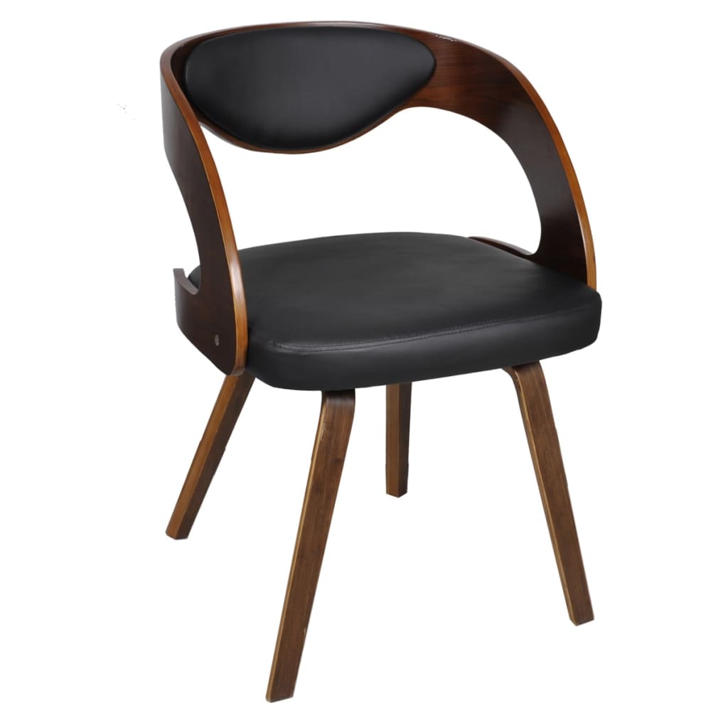 Sillas De Comedor 6 Unidades Cuero Sintético Marrón