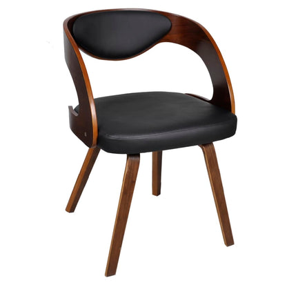 Sillas De Comedor 6 Unidades Cuero Sintético Marrón