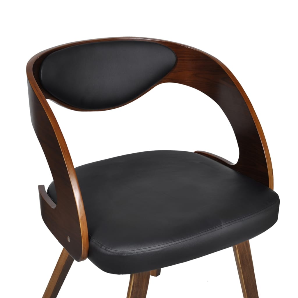 Sillas De Comedor 6 Unidades Cuero Sintético Marrón