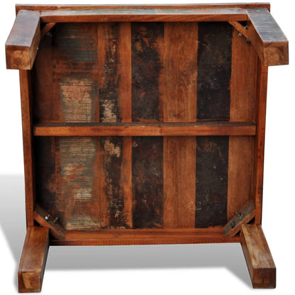 Mesa De Centro Cuadrada Madera Reciclada